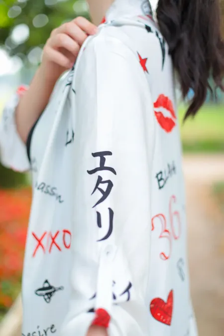 Passion model aktif, enerjik desenli tensel kimono üst giyim