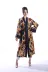 FELIN Model Uzun LEOPAR Baskılı Kimono Üst