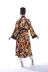 FELIN Model Uzun LEOPAR Baskılı Kimono Üst