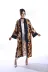 FELIN Model Uzun LEOPAR Baskılı Kimono Üst