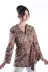 OTTOMAN JACQUARD CEKET Model Jakarlı Otantik Osmanlı Desenli Kısa Kemerli Ceket