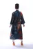 ZAHRA Model Uzun Çiçek Baskılı Kimono Üst