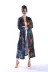 ZAHRA Model Uzun Çiçek Baskılı Kimono Üst