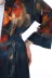 ZAHRA Model Uzun Çiçek Baskılı Kimono Üst